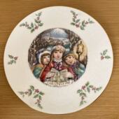 1988年圣诞节收藏纪念碟 皇家道尔顿 限量挂盘赏盘 Doulton Royal