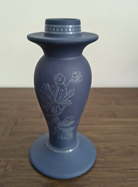 Wedgwood 韦奇伍德 Jasperware 绝版香薰座 玉石浮雕稀有摆件烛台