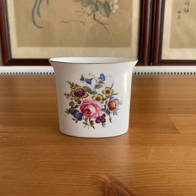 Royal Worcester 皇家伍斯特 英国 西餐餐桌糖包盒 摆件描金瓷罐