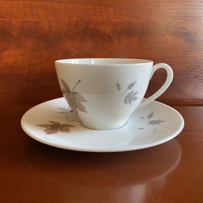 Royal Doulton 皇家道尔顿 Tumbling Leaves 中古咖啡杯 下午茶杯