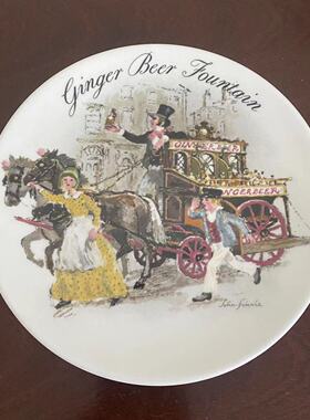 Wedgwood 韦奇伍德 1986年生日纪念礼品瓷器碟 80年代限量收藏盘