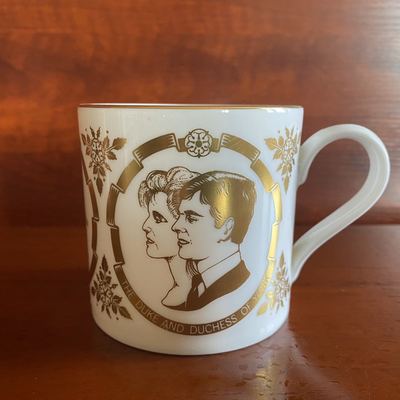 Wedgwood 韦奇伍德 1986年皇家婚礼安德鲁王子限量杯 收藏马克杯