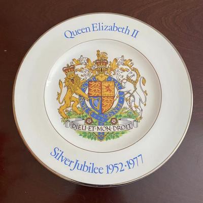 Wood & Sons 英国女王皇家 1977年银禧纪念限量收藏盘 赏盘 挂碟
