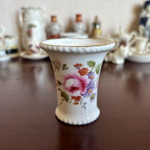Royal Crown Derby 皇家皇冠德比 1964年 中古收藏德比花束小瓷瓶