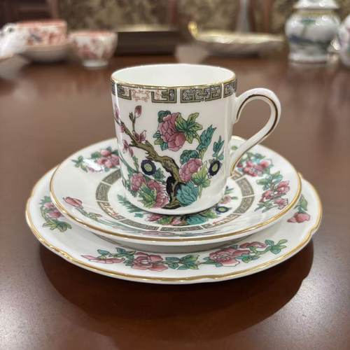 Royal Grafton 皇家格拉夫顿 印度树收藏瓷器 三重奏浓缩咖啡杯