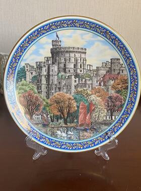 Royal Worcester 皇家伍斯特 1992年皇家宫殿赏盘 温莎城堡收藏碟