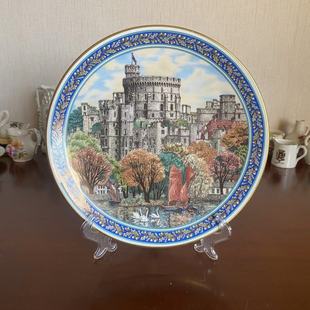 1992年皇家宫殿赏盘 皇家伍斯特 温莎城堡收藏碟 Worcester Royal