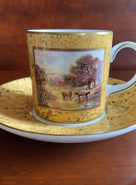 COALPORT 科尔波特 博物馆限量收藏浓缩咖啡杯 The Pastoral 茶杯