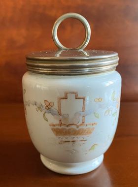 Royal Worcester 皇家伍斯特 1912年古董瓷瓶 百年收藏蛋罐摆件