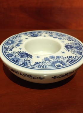 Delft 代尔夫特 schoonhoven keramiek 荷兰烛架 手绘摆件烛台座
