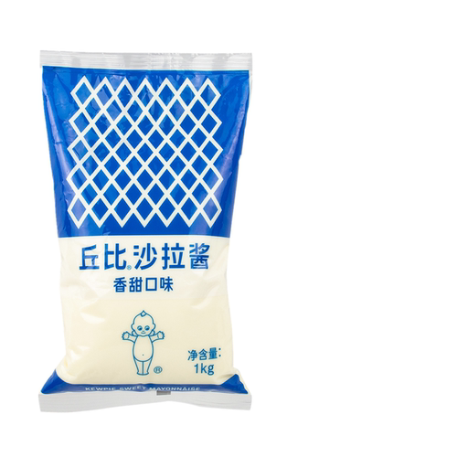 丘比香甜沙拉1kg  蔬菜水果 蛋黄酱寿司色拉酱 1KG*10包  包邮 - 封面