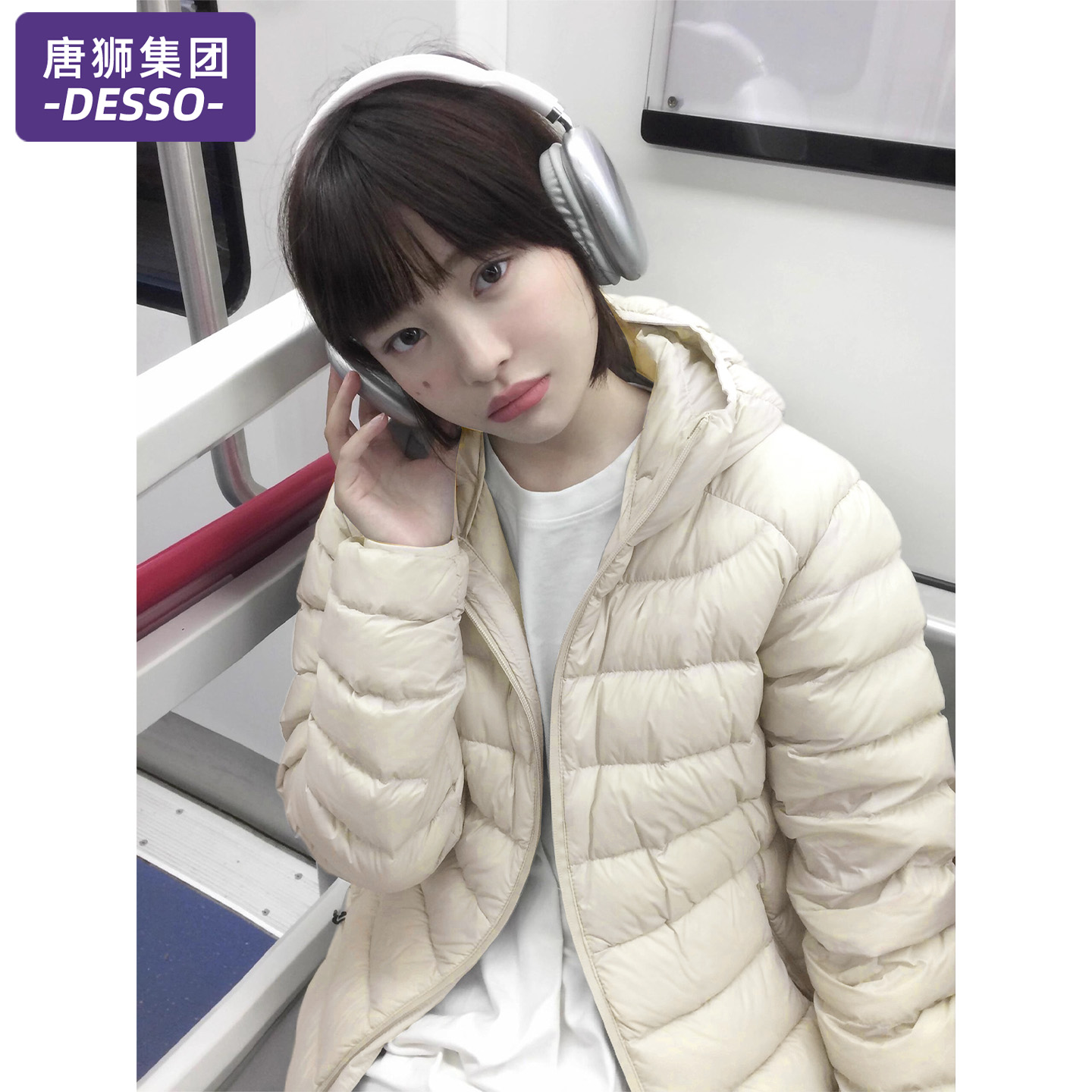 唐狮集团排骨羽绒服女2025新款秋冬轻薄小个子巨好看鸭绒内胆外套