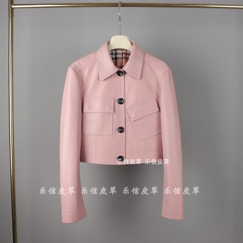 其他修身通勤常规皮衣真皮绵羊皮