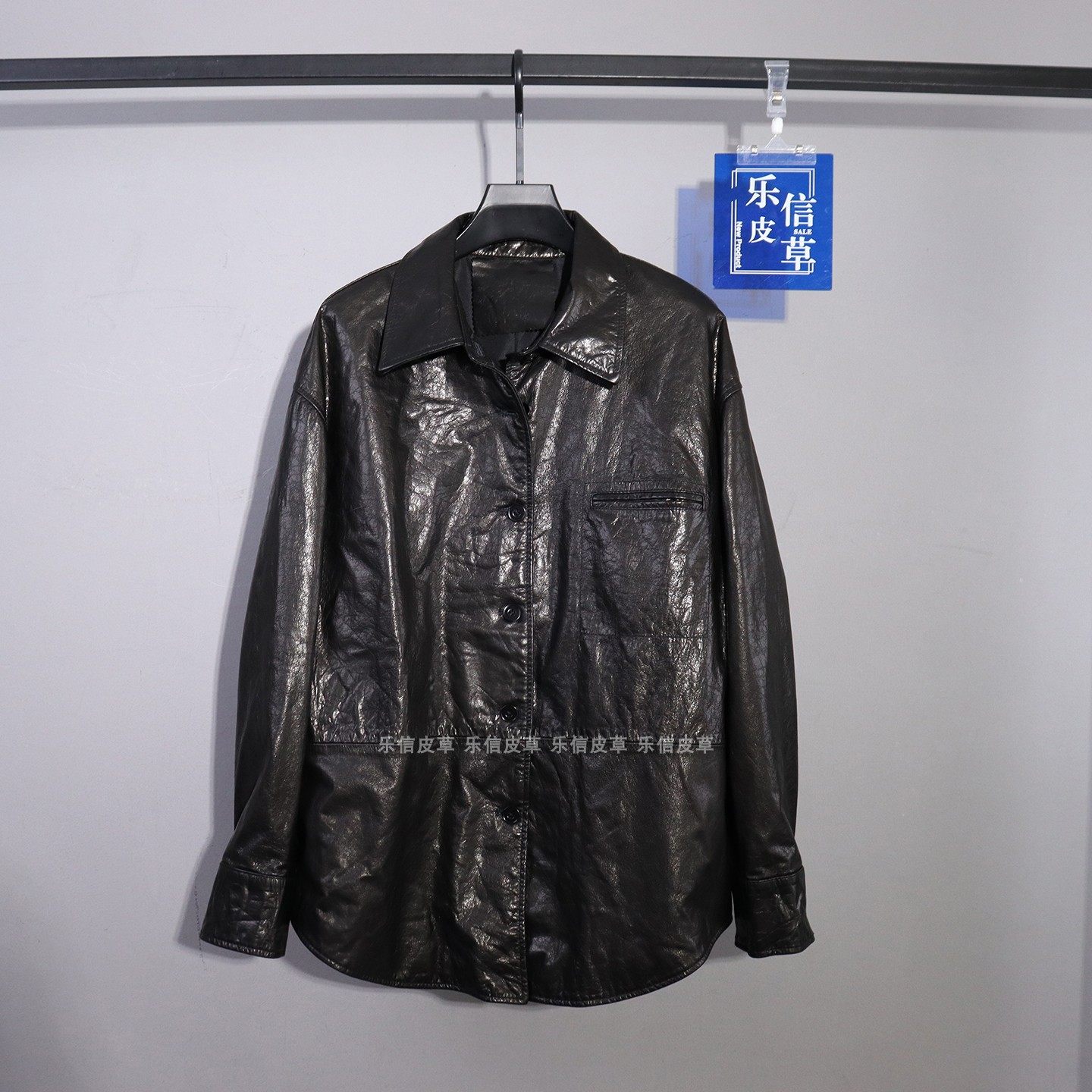 真皮新款皮衣女绵羊皮时尚百搭气质休闲宽松显瘦复古中长款外套