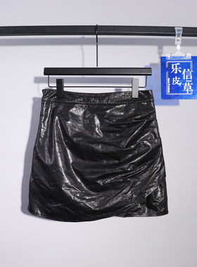 新款真皮皮裙女绵羊皮时尚百搭