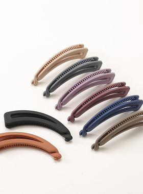 跨境亚马逊时尚后脑勺马尾香蕉夹简约外出百搭夹子头饰女发夹发卡
