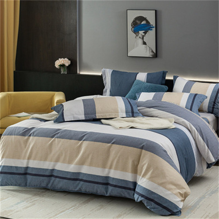 路易卡罗纯棉磨毛四件套床上用品全棉LK-6323商务礼品礼盒装定制