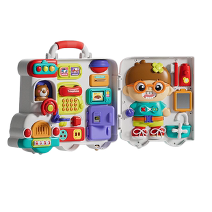 早教游戏桌婴幼儿忙碌板蒙氏早教益智屋宝宝多功能玩具儿童游戏桌