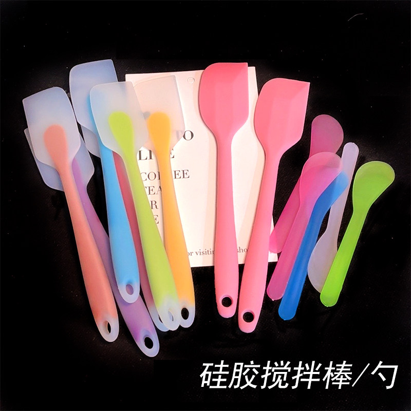 硅胶搅拌棒工具勺刮刀模具刮板抹刀水晶滴胶手工DIY饰品材料包