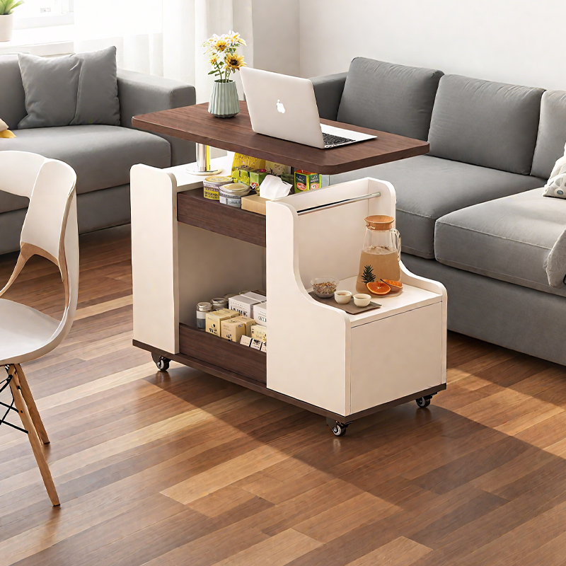 创意实木升降多功能家用可移动