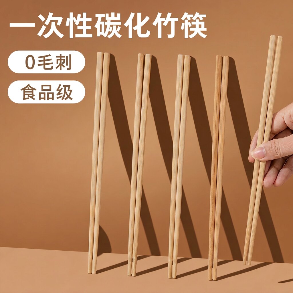 筷子一次性独立包装的食品级家用加长加粗高档环保2026新款环保竹图片