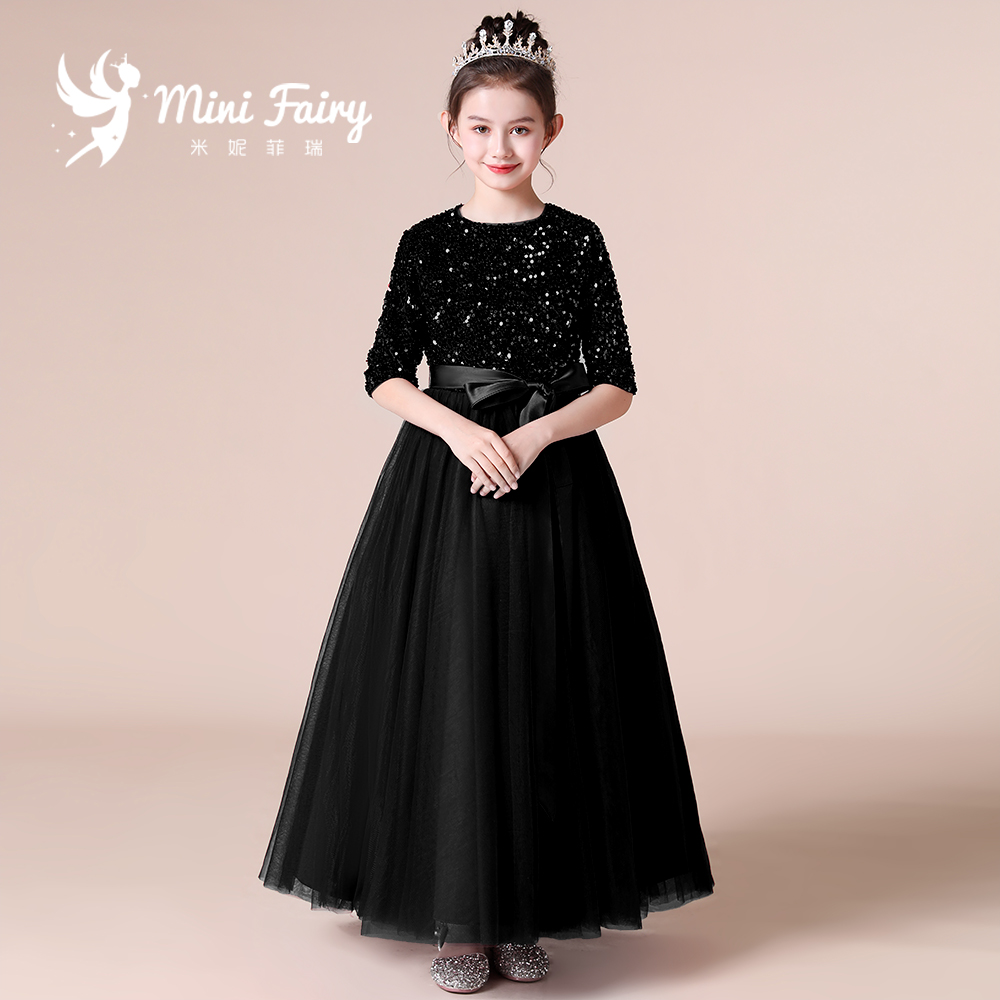 儿童礼服钢琴演出服高端公主裙