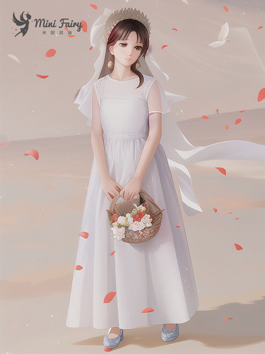 米妮菲瑞女童原创定制儿童礼服
