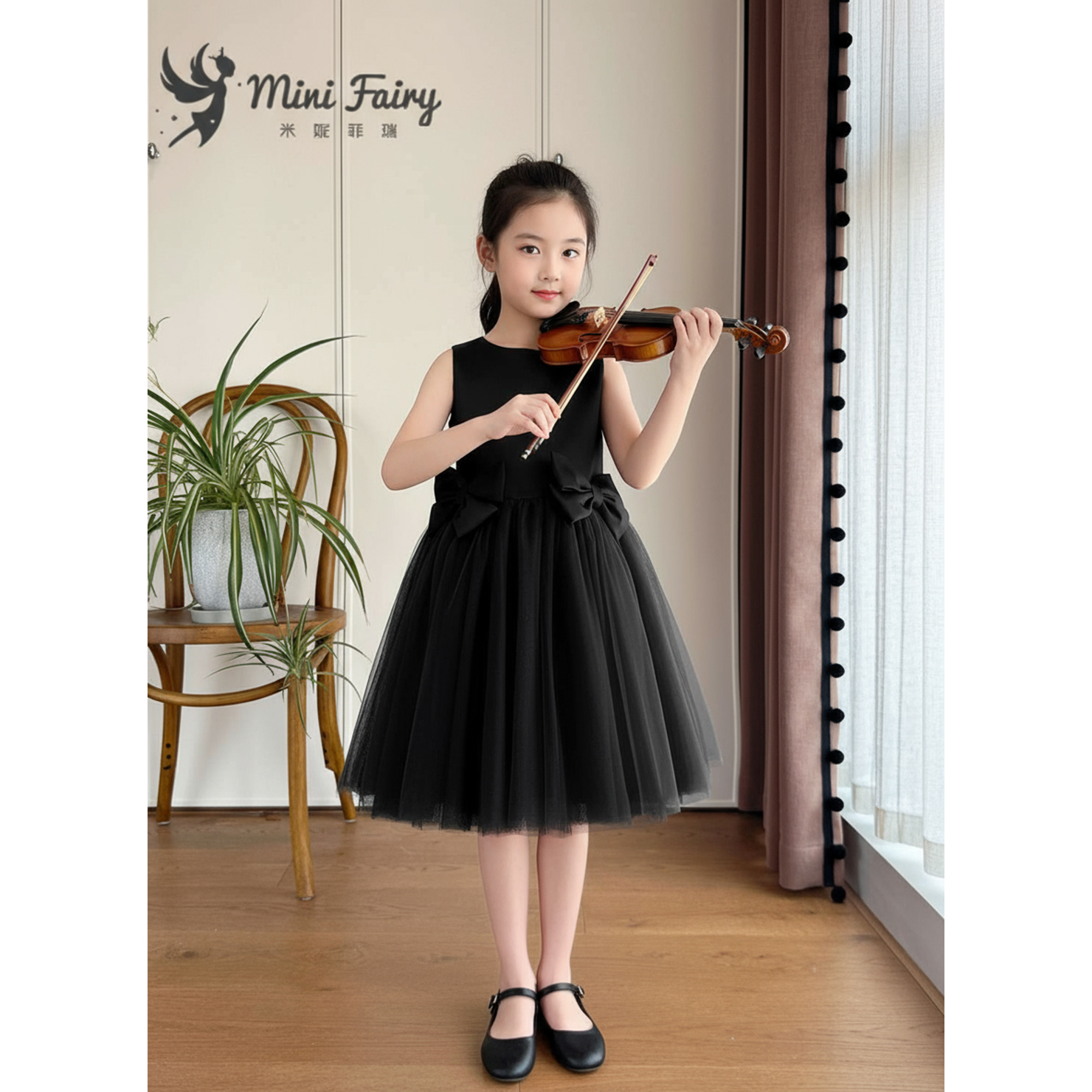 女童礼服公主裙儿童钢琴比赛纱裙