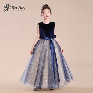 MiniFairy新款儿童礼服钢琴演奏服中小学生六一表演裙小提琴演奏