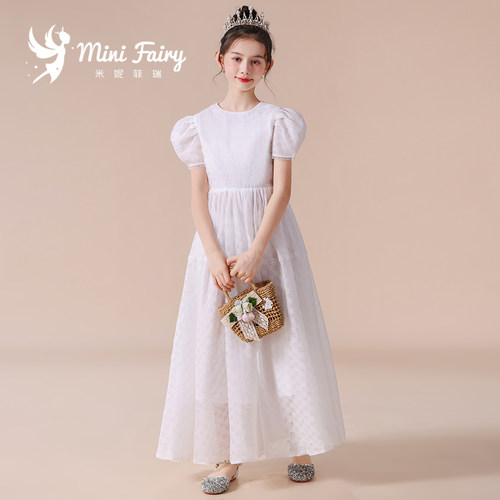 小仙女女童长款夏季薄款礼服裙