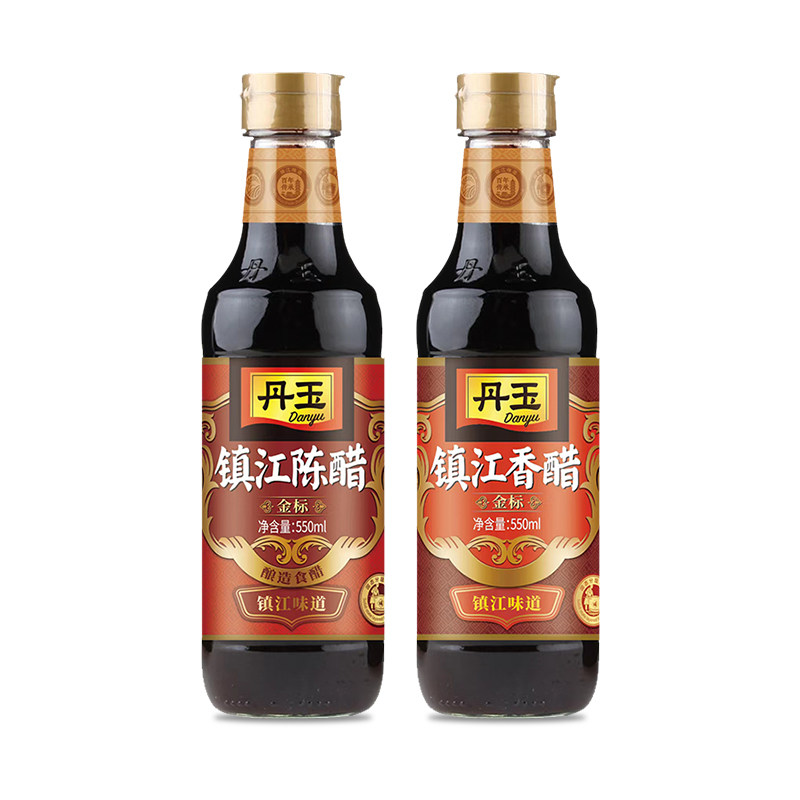 丹玉镇江金标香醋 550ml粮食酿造不添加任何防腐剂优惠包装