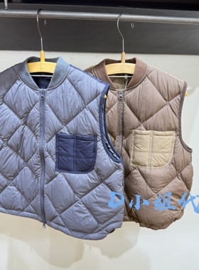 1P9C10420 小江南童装2025秋装新款男童女童休闲羽绒服马甲 765