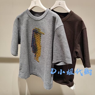 AQ3110780 小江南童装2026春装新款男童女童休闲短袖T恤 395