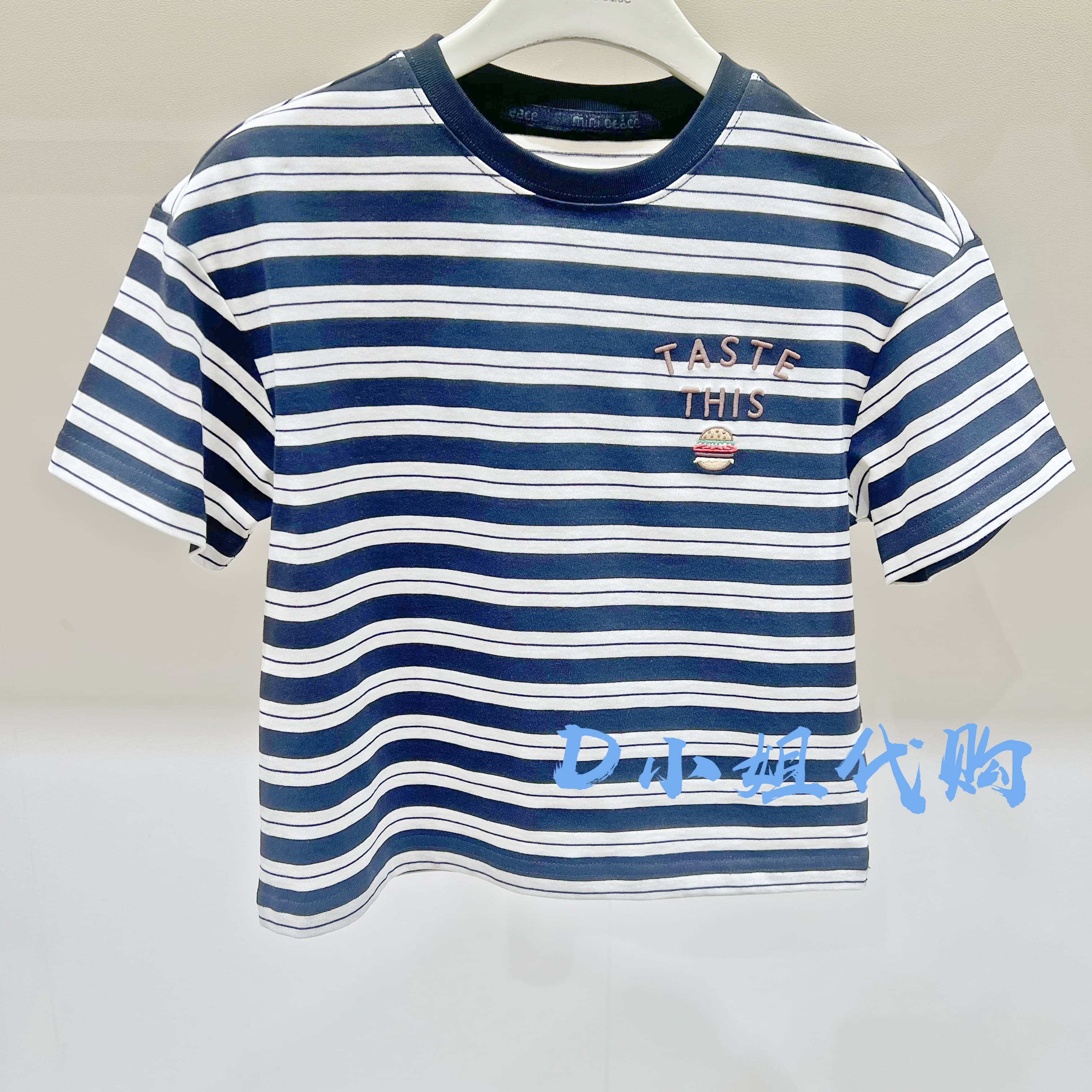 F1CNF220Y mini peace太平鸟童装2025夏装新款男童短袖T恤 199