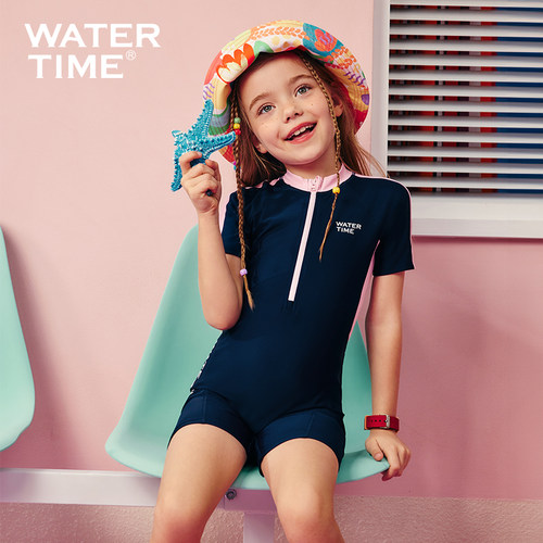 WATERTIME经编织面料儿童泳衣