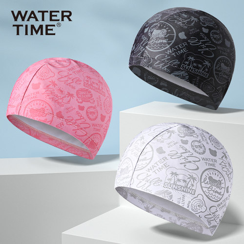 WATERTIME布泳帽长发舒适护耳