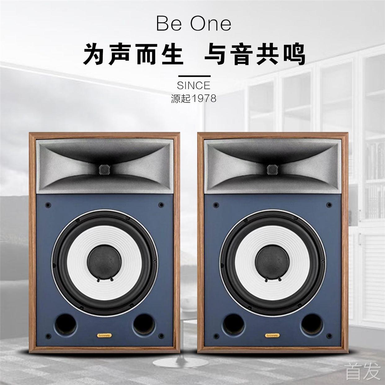 英国 Be One/比韵S-4110 高档发烧HIFI对箱 号角10寸监听书架音箱