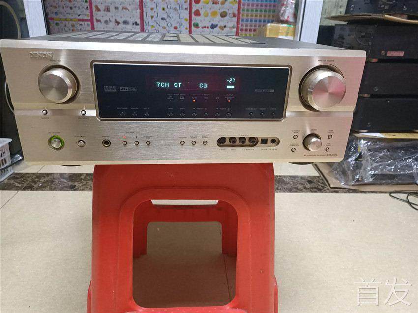二手原装天龙AVR-2105 AV功放机 7.1DTS解码手机电视家庭影院功放