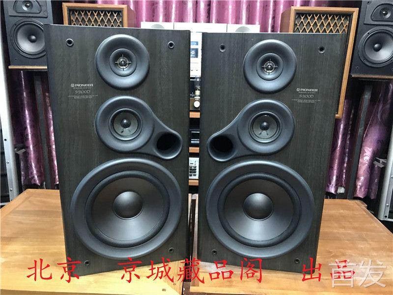 二手音箱 日本Pioneer/先锋S-J100D音箱 书架箱 8寸超强低音喇叭.