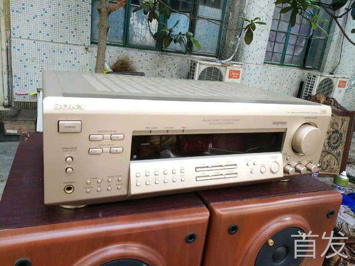 二手进口原装索尼STR-V505 AV功放机音乐杜比5.1家庭影院发烧功放