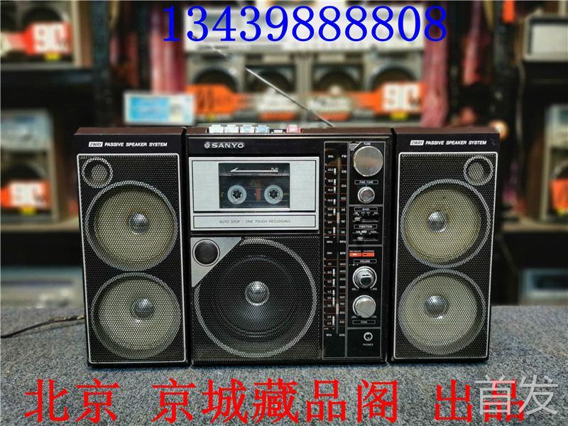 二手日本原装Sanyo/三洋M9819-2K收录机 收音机 单卡磁带收录机..