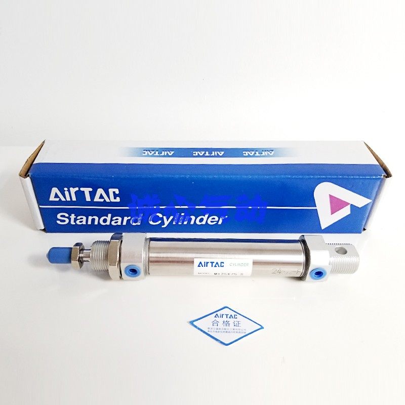 亚德客迷你不锈钢气缸MI8X10X20X25X50X75X100X125X150SC-A-U带磁