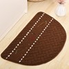 Embroidery Semicircle bedroom Doormat floor Cushion Shower Room non-slip mat TOILET Mat register and obtain a residence permit door mat Doorway Mat