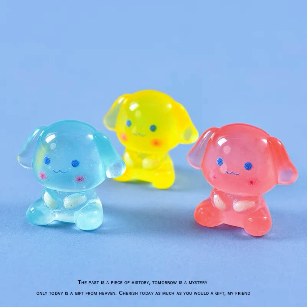 巨可爱夜光长耳朵狗狗公仔