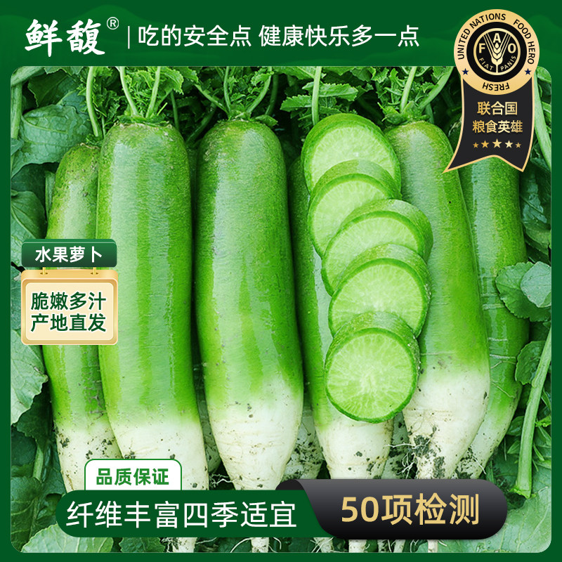 潍坊水果萝卜甜脆水果型绿青萝卜新鲜生吃10斤正宗水萝卜寿光蔬菜,水产肉类/新鲜蔬果/熟食,萝卜/胡萝卜,淘宝优惠券,粉丝福利购,淘宝优惠卷