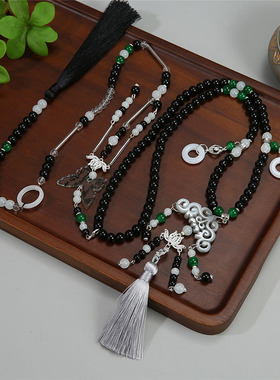 毛衣链女长款民族风项链简约