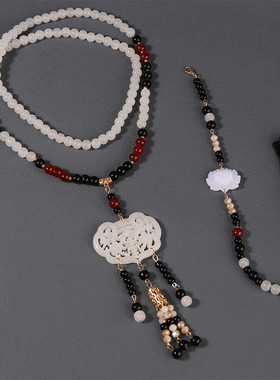 背云璎珞明制长款璎珞马面裙配饰