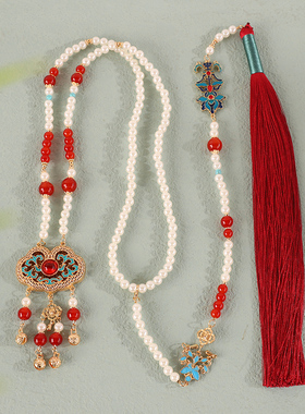 新中式超仙马面裙配饰项链