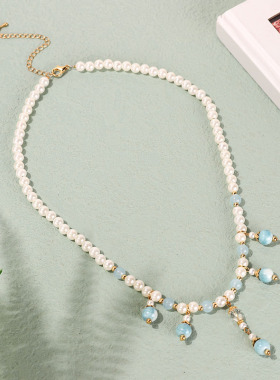 汉服写真拍照唐制流苏配饰珍珠