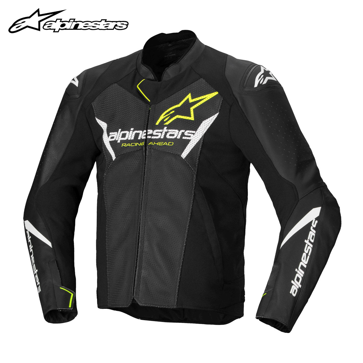 a星摩托车骑行皮衣FASTER V3 AIRFLOW透气牛皮机车服防摔摩托服男